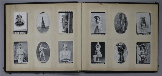 Ogdens Tabs - 72 cards including cricketers, boxers, horse racing, swimmers, people of the day 18.5cm